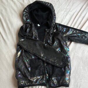 Ideology Holographic Windbreaker Jacket – Size 6